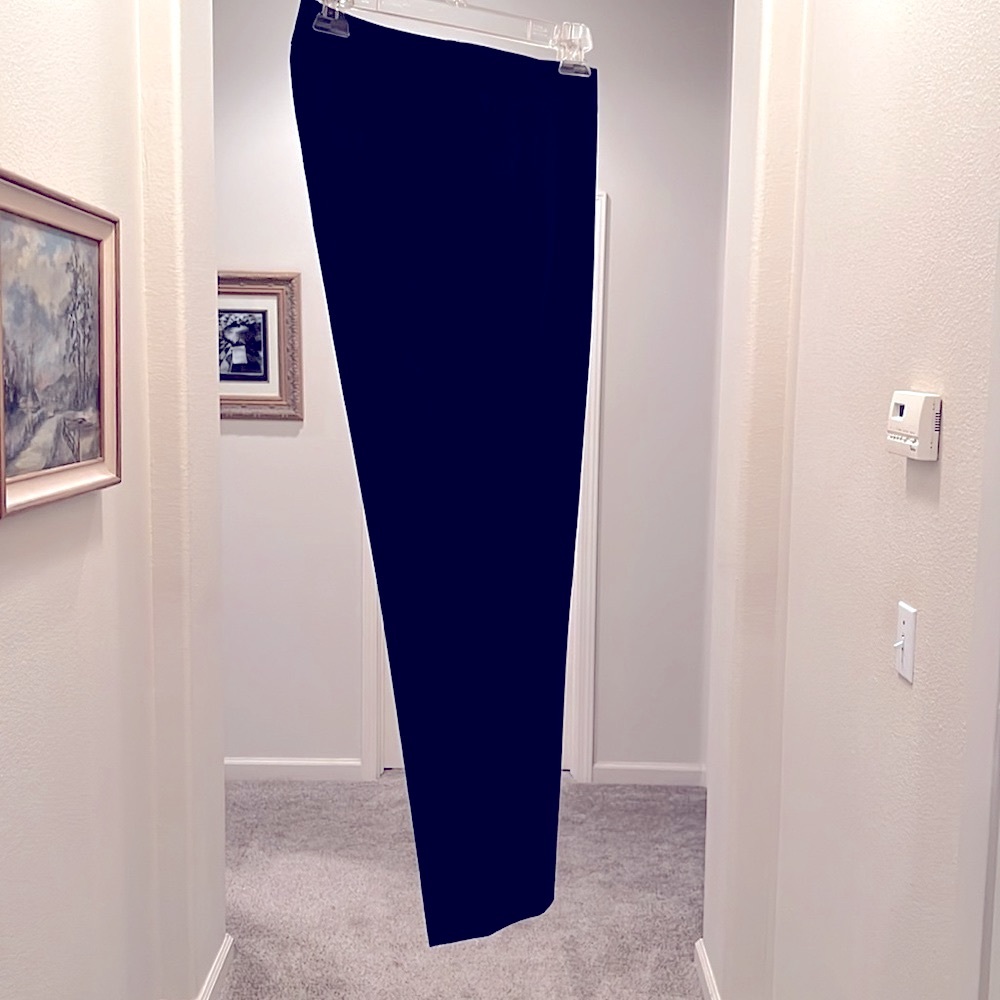 Banana Republic Martin Fit Size 6 Dark Gray Blue Wool women’s pants.